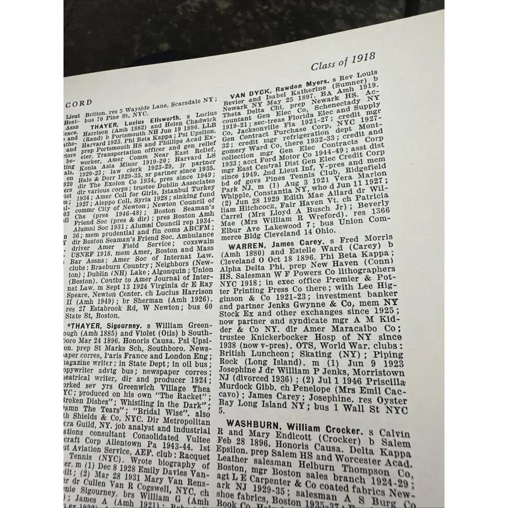 Amherst College Biographical Records 1951 Graduates &‎ Non-Graduates 1900-1951